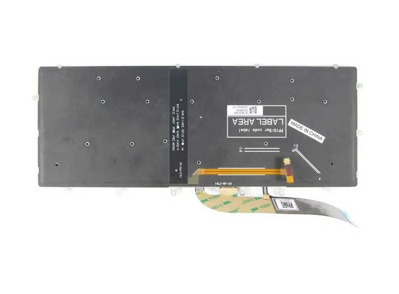 Us Layout Backlit, No Frame Black Keyboard for DELL 7558
