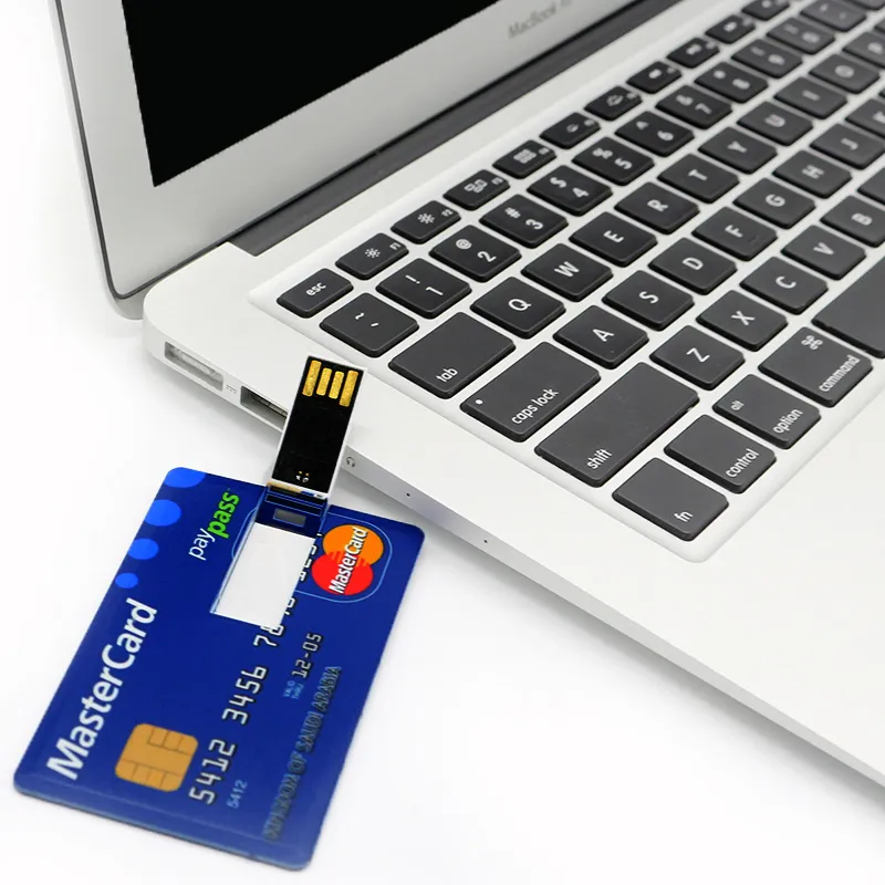 USB Flash Drive High Speed Bank Credit Card USB Flash Pen Drive 4GB 8GB 16GB Pendrive 32GB 64GB USB Memory Disk USB Stick