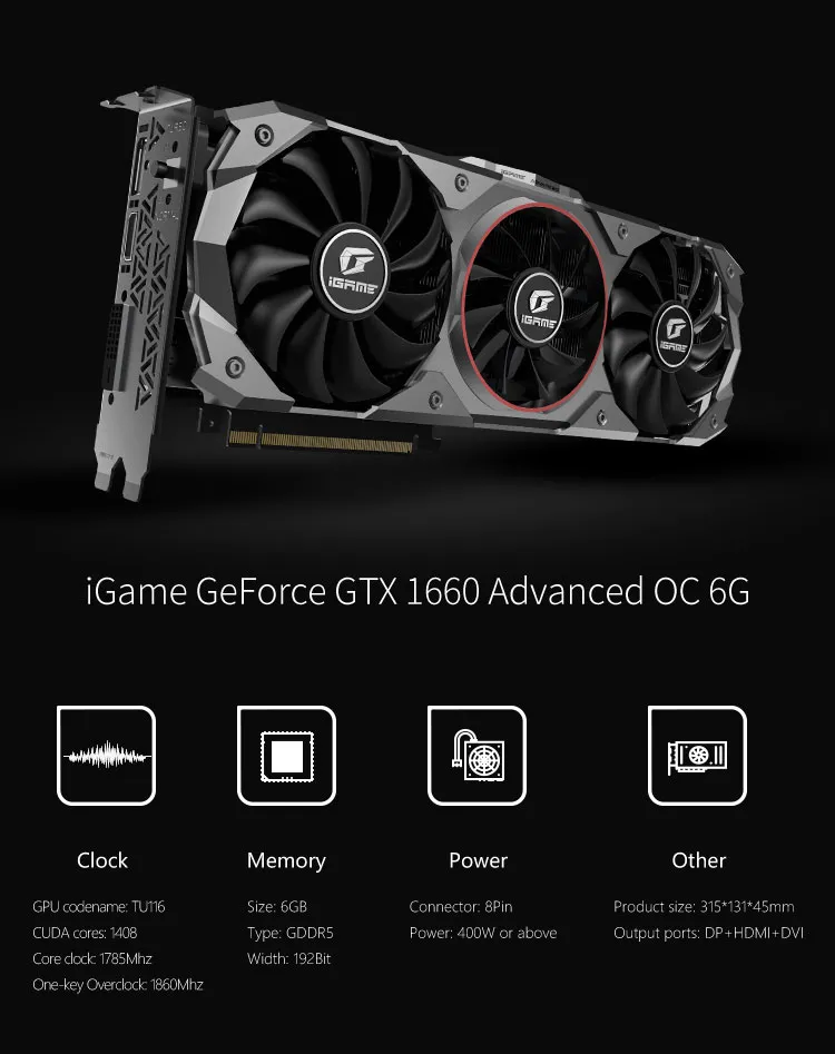Wholesale Brand New Gigabyte Geforce Asus 1660ti 1660s Msi 1660 Ti Graphics Card