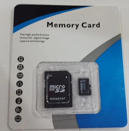 Wholesale Genuine 4GB Micro SD Microsd Card TF Flash Memory +Adapter